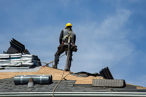 Professional Roofing technician working in Port Gibson, NY